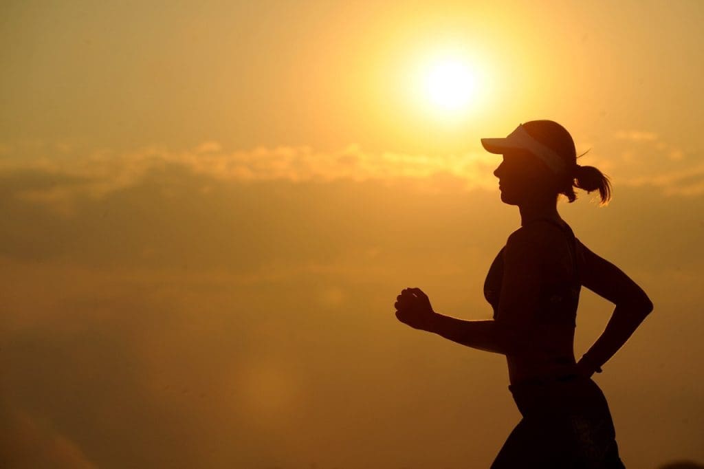 health woman running