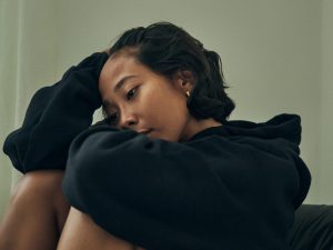 woman with mental health issues